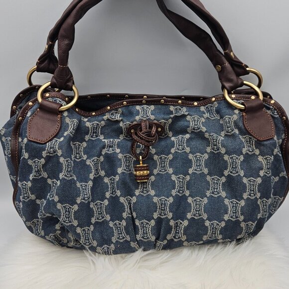 Céline Denim Hobo Shoulder Bag - Picture 11 of 17